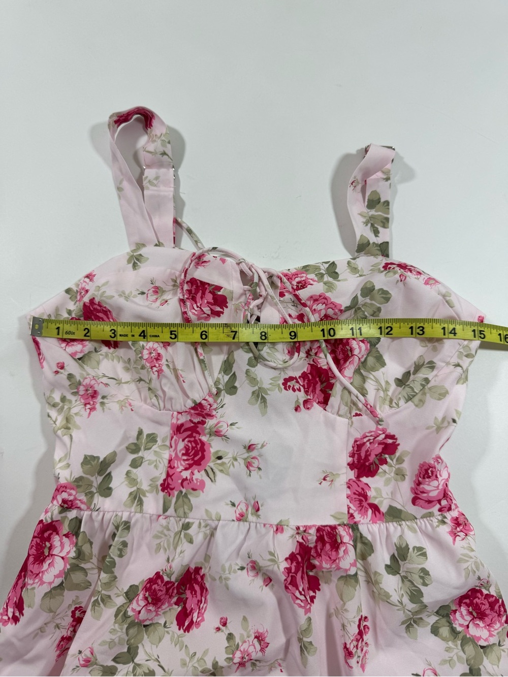 New Scarlet Darkness Midi Floral Dress Tiered - Picture 7 of 7
